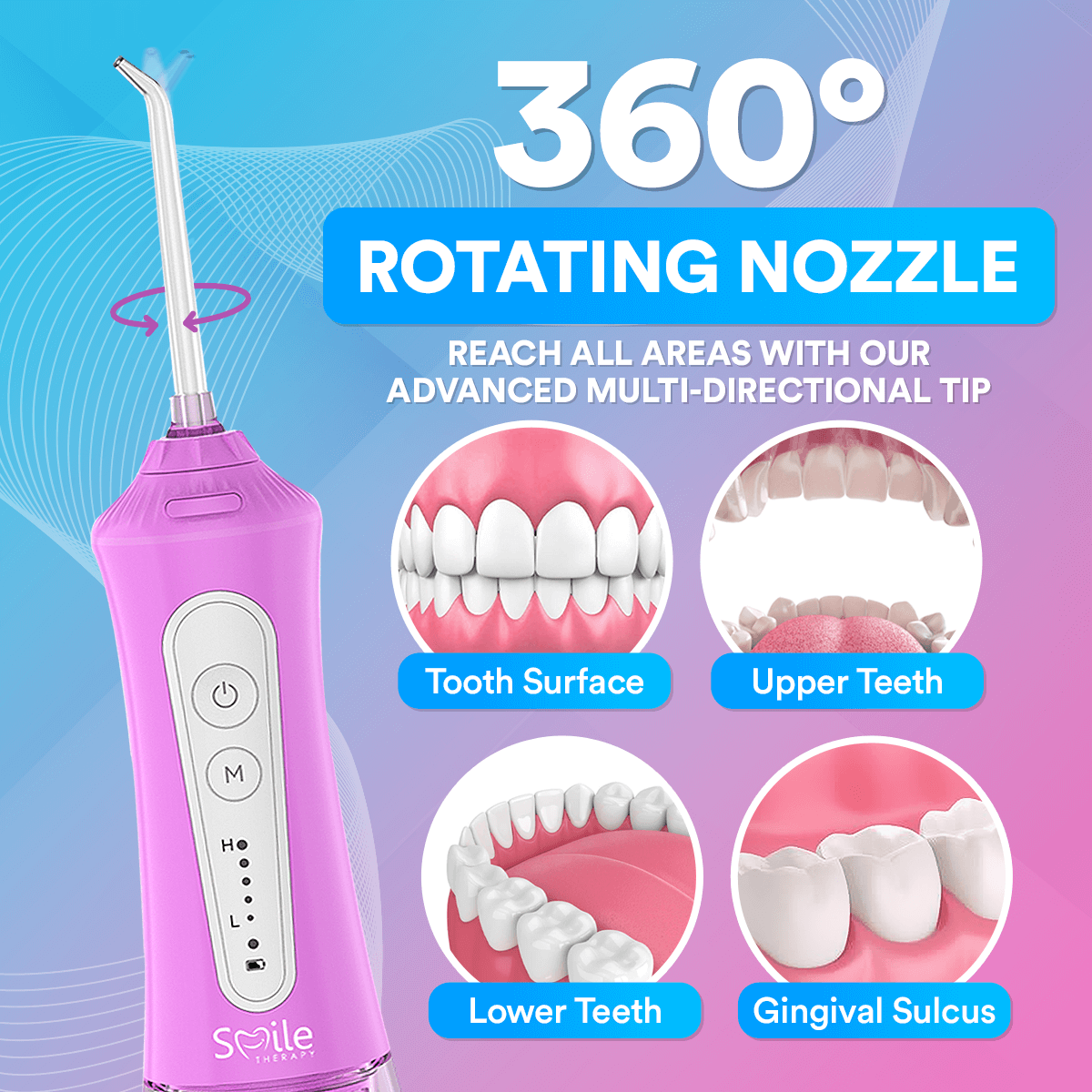 Dental Wireless 4 in 1 Water Flosser DP2