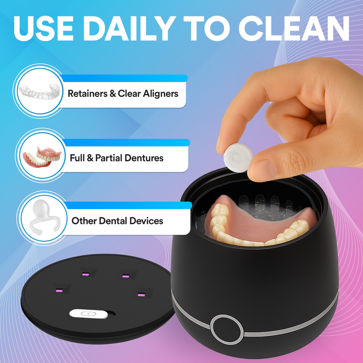 Ultrasonic Denture Cleaning Tablets (Pack of 60)