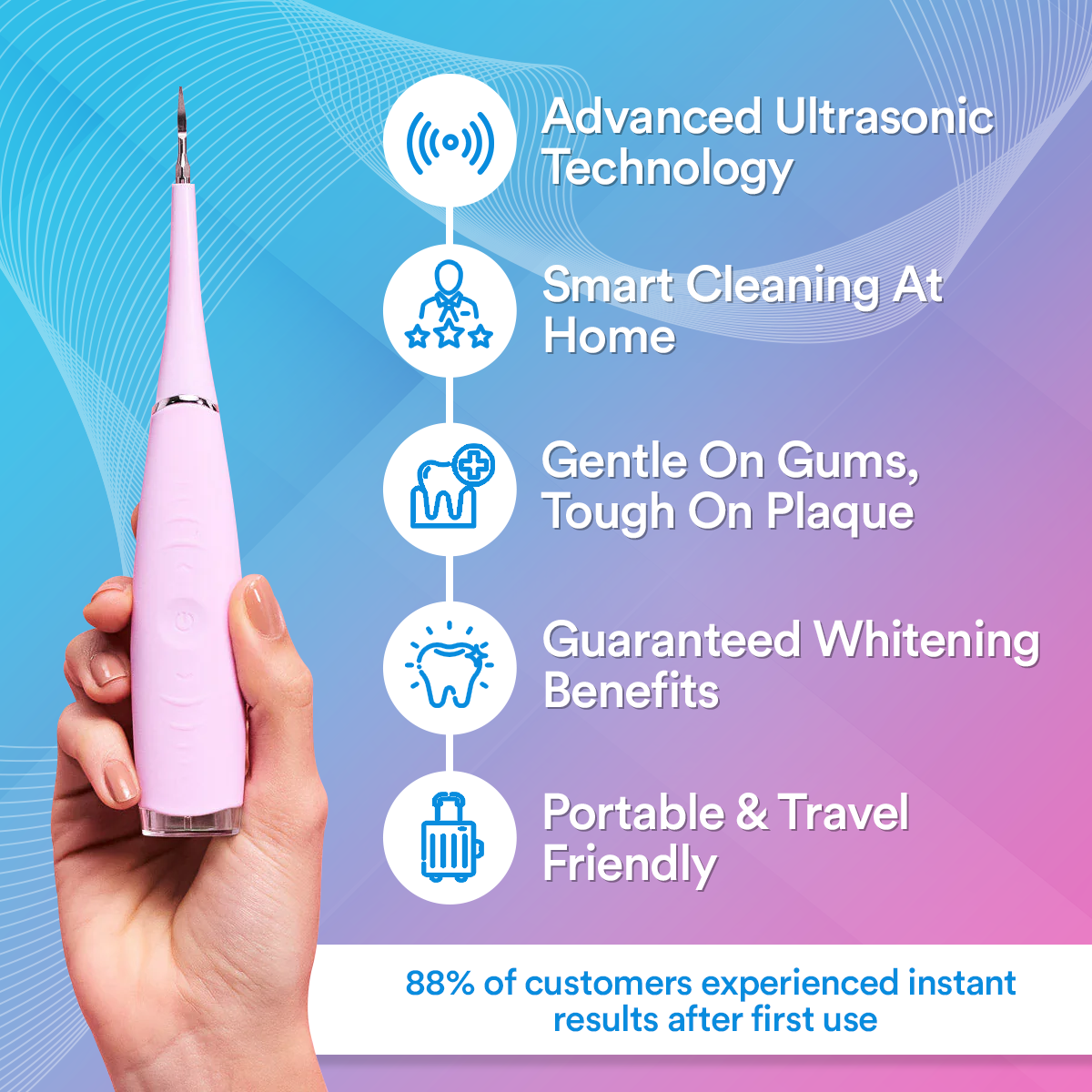 Ultrasonic Tooth Cleaner *BEST SELLER* DP6