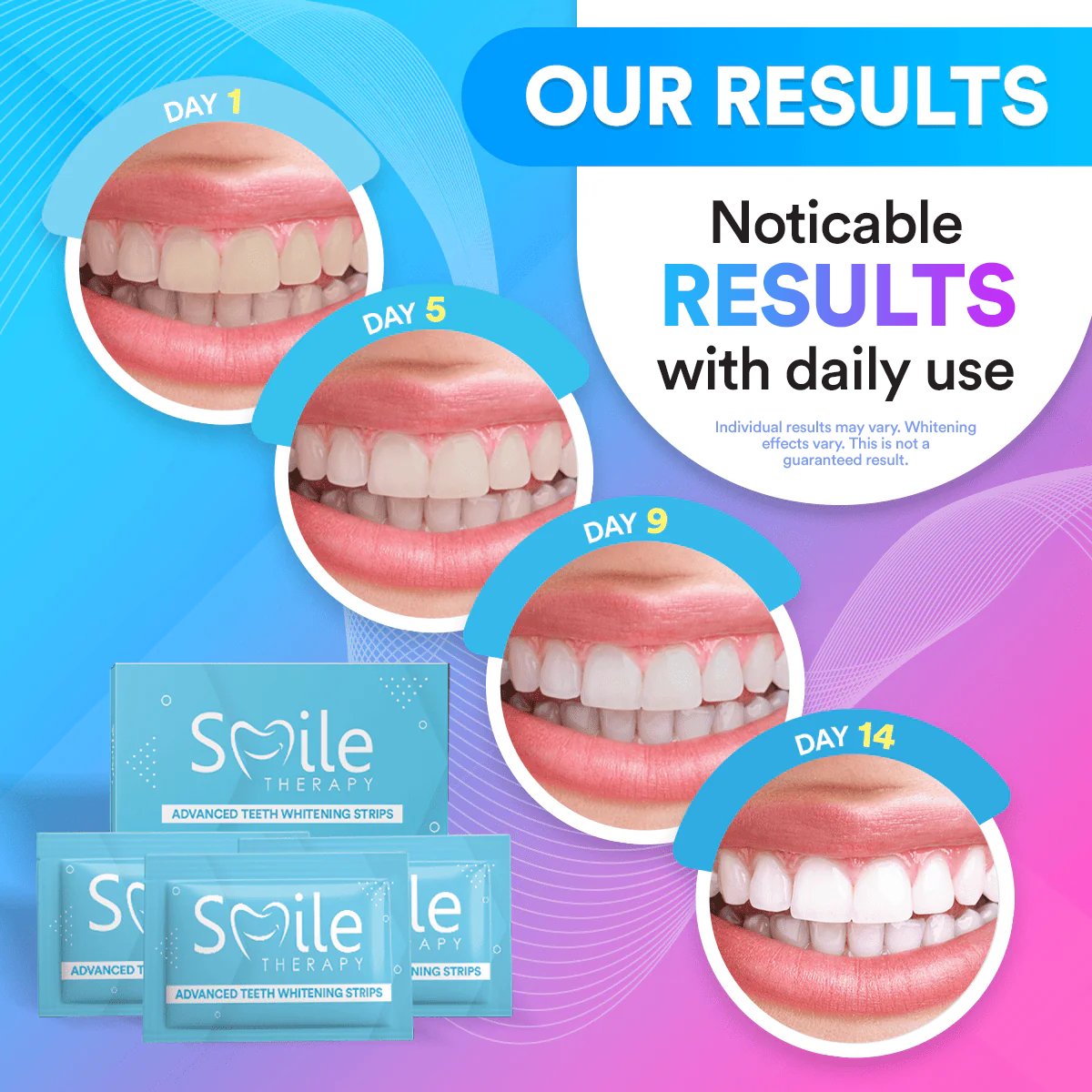 Advanced Teeth Whitening & Cleaning Strips (14 Treatments) DP2D