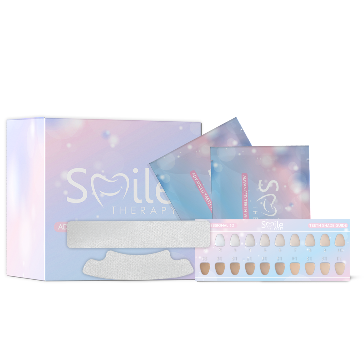 Teeth Whitening & Cleaning Strips For Sensitive Teeth - Smile Therapy