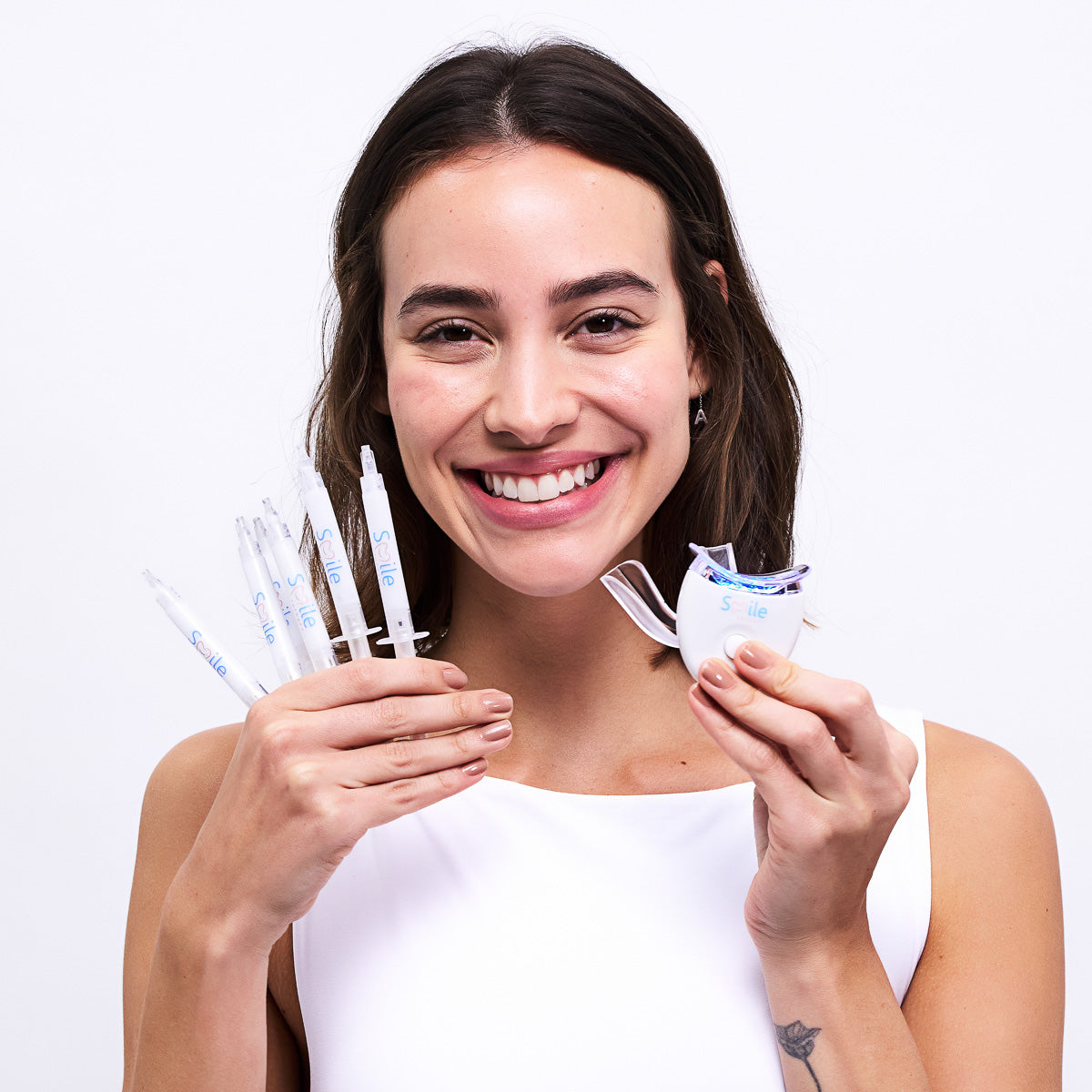 Teeth Whitening Refill Gels for Kit: Extra Strength, Peroxide-Free, Enamel-Safe, Long-Lasting Results, 6-Pack DP7