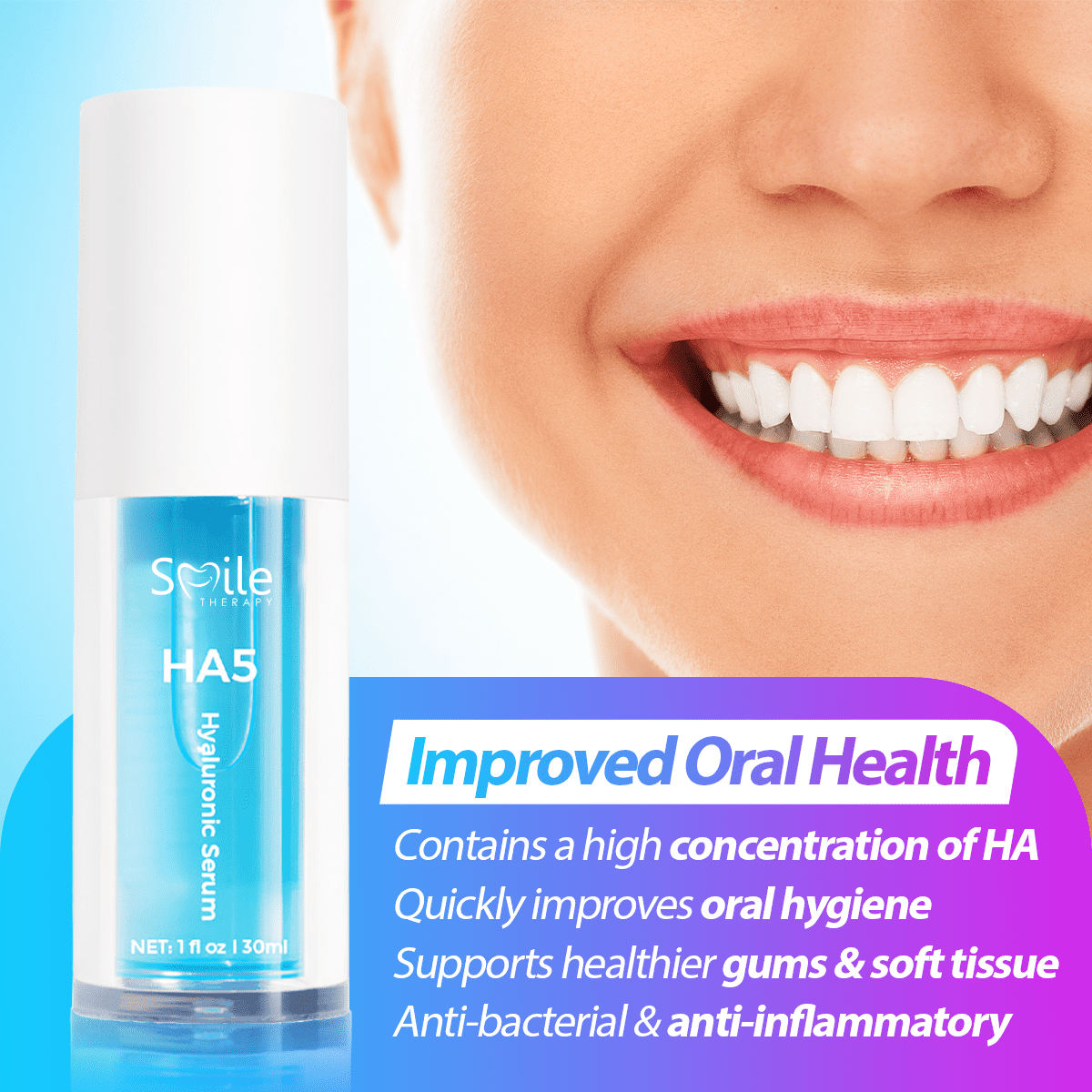 HA5 Hyaluronic Serum HA5 - For Healthier Gums