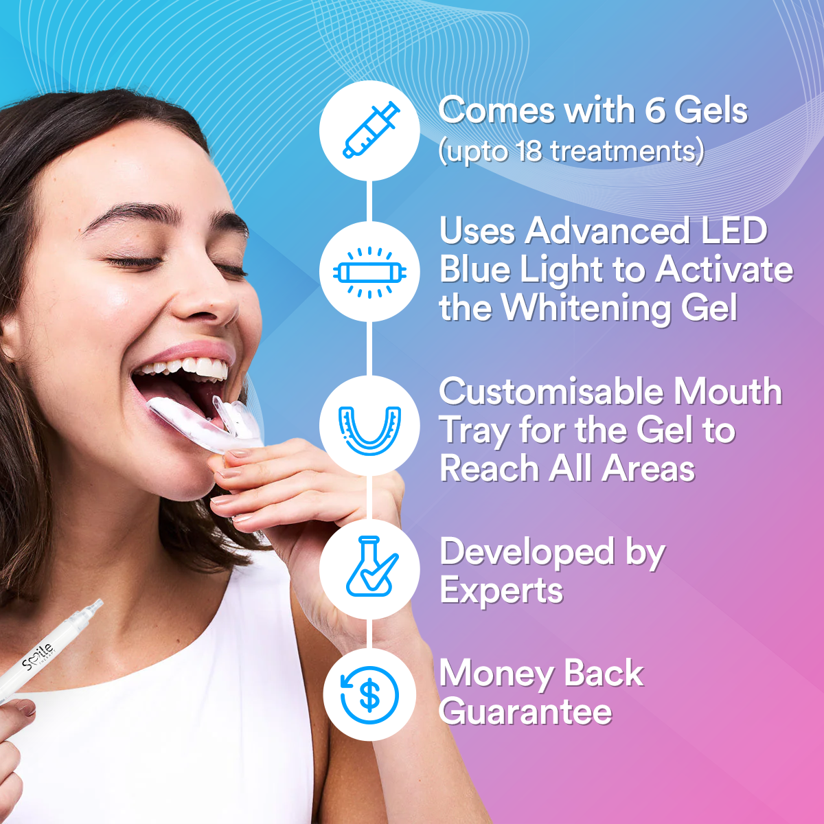 Advanced PAP+ At Home Teeth Whitening Kit DP2D