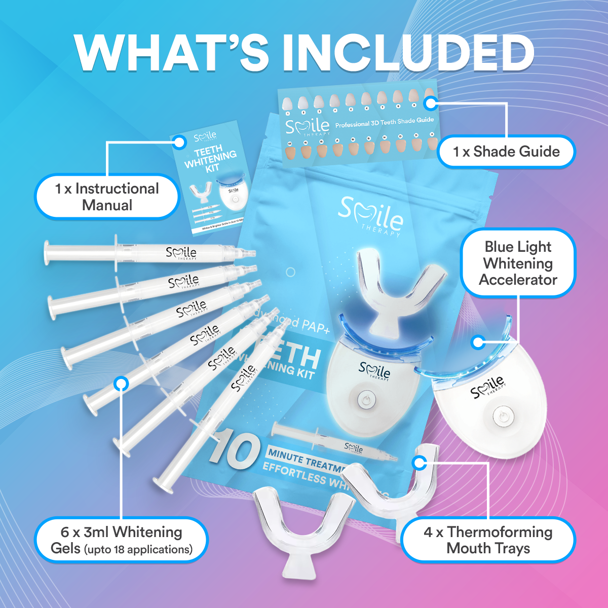 PAP+ Teeth Whitening Kit - With 6 Treatments