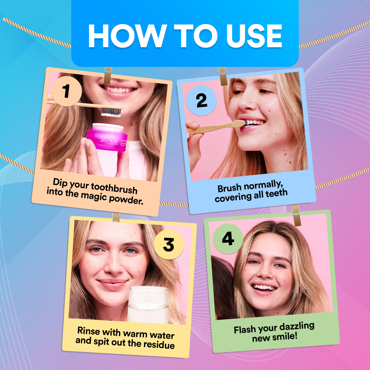 PAP+ Pro Teeth Whitening Powder DP9