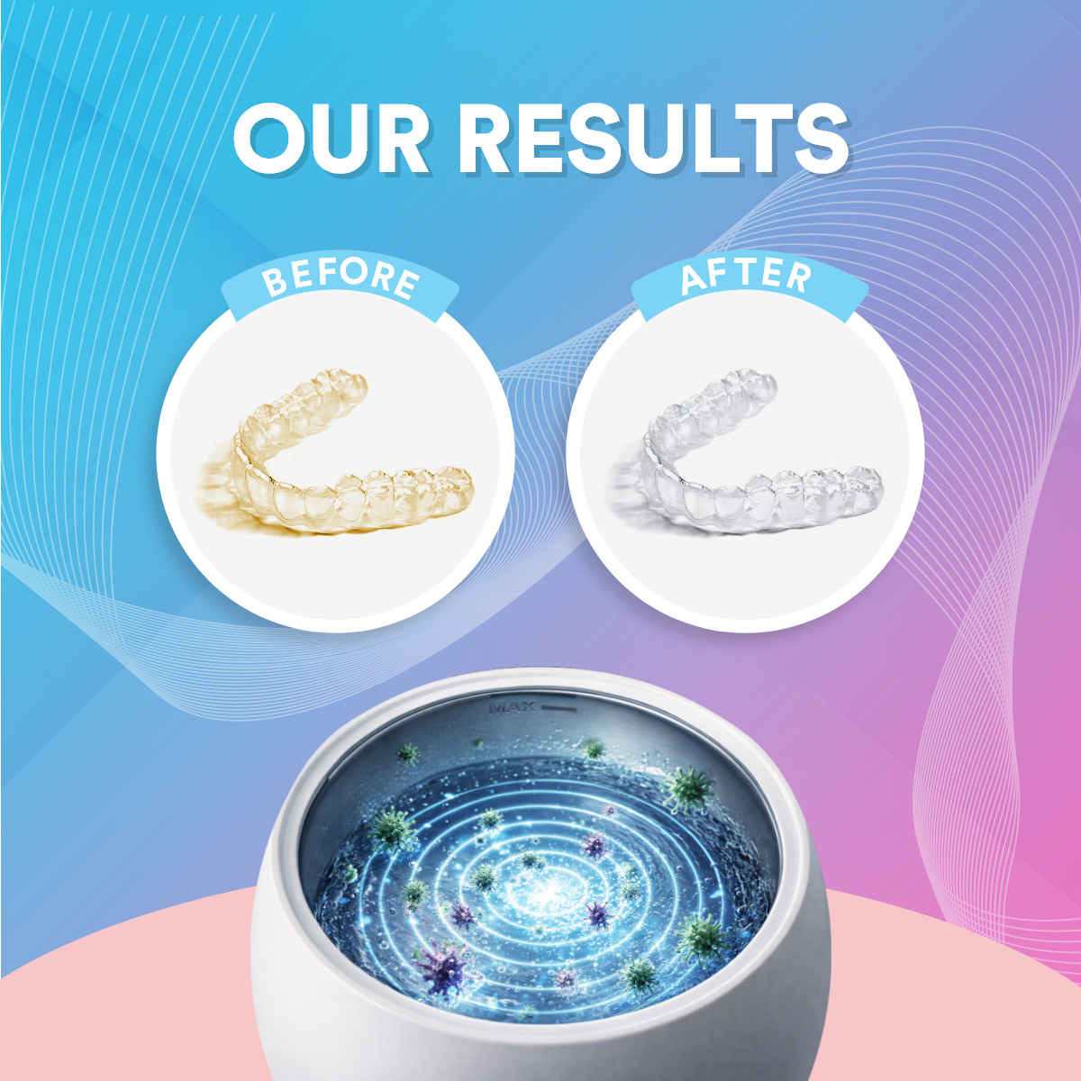 Ultrasonic Denture Cleaning Pod Pro