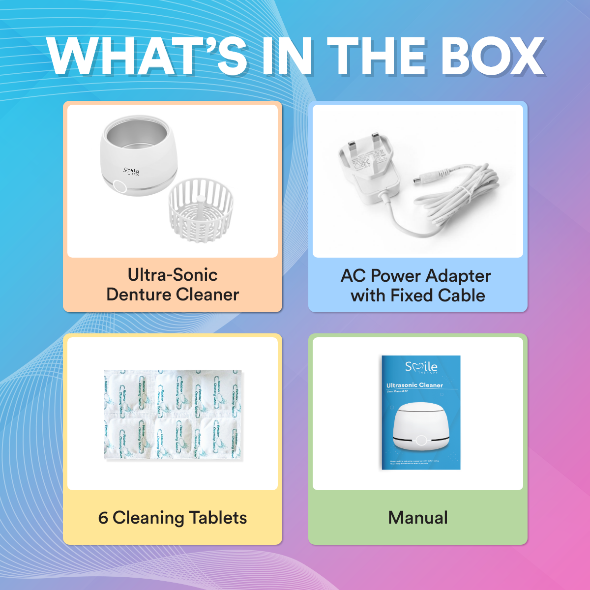 Ultrasonic Denture Cleaning Pod Pro