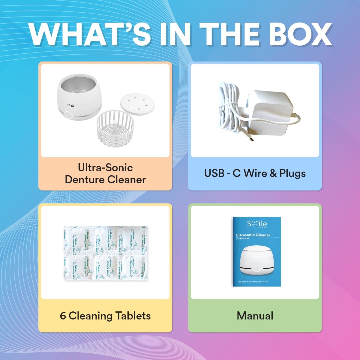 Ultrasonic Denture Cleaning Pod Pro With UV Sterilisation