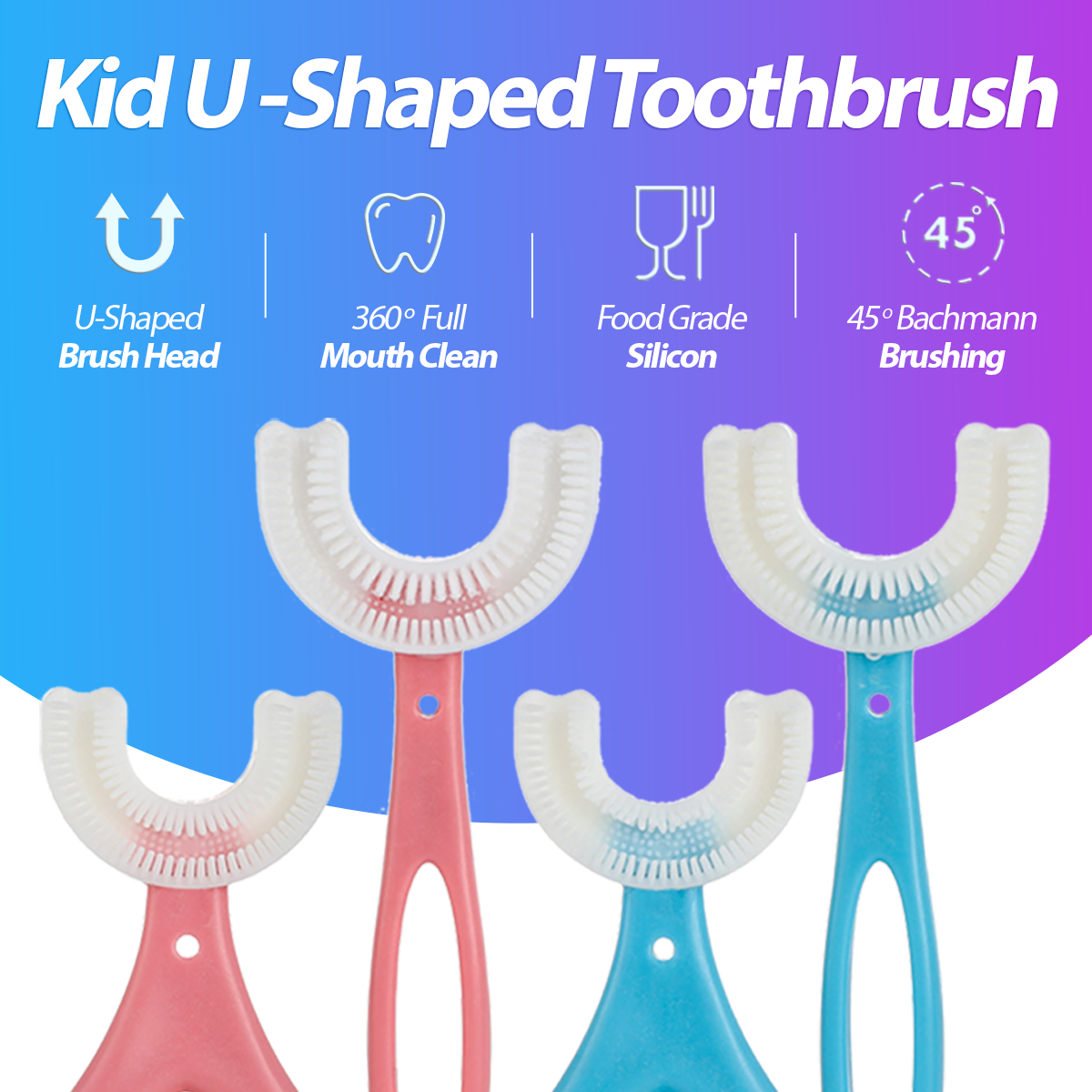 Kids Silicone U Brush DP9